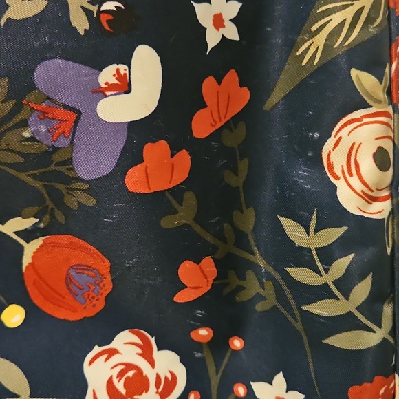 Ju-Ju-Be Navy Blue and Red Midnight Posy Floral Baby Bag - Picture 7 of 8